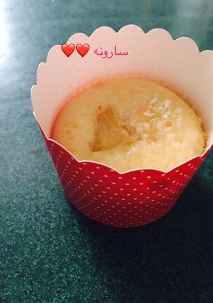 صورة لوصفة كب كيك ليمون بالاناناس وجوز الهند