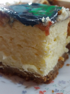Una foto de New York cheesecake para cumpleaños
