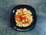 Pollo Tandoori & Arroz con zanahoria y jengibre