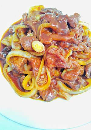 Foto resep Beef Yakiniku Hokben (Simple) Ala Uni