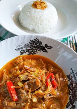 Foto resep Nasi Tongseng Sapi
