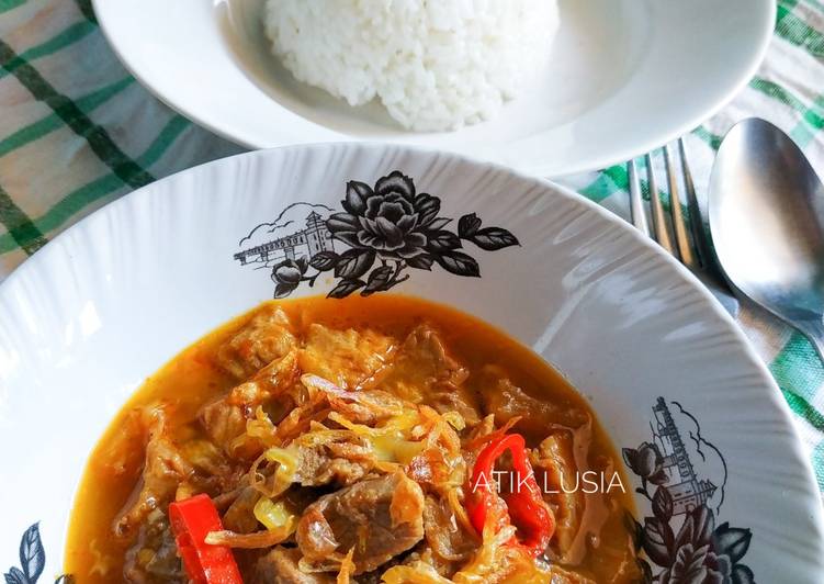 Nasi Tongseng Sapi