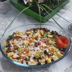 A picture of Black Chana Chaat.