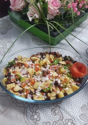 A picture of Black Chana Chaat.