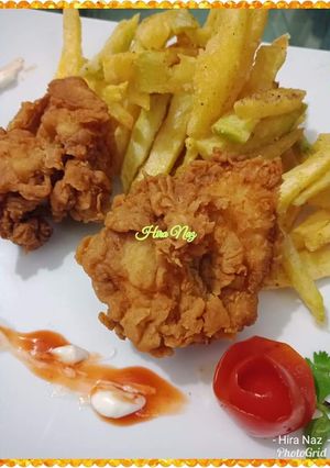 A picture of Chicken_Broast_With_French_Fries.