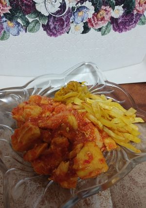 عکسی از دستور خوراک سینه مرغ فوری