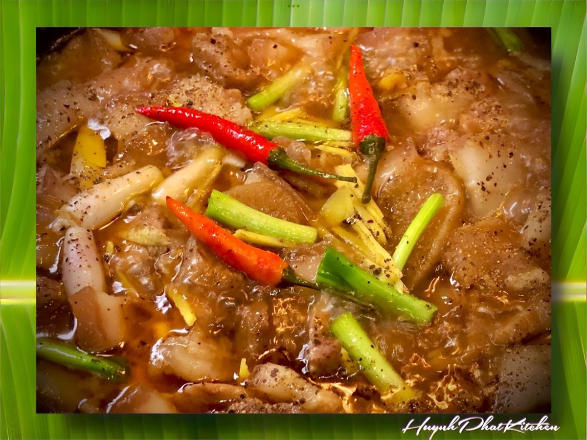 Thịt Heo Xào Củ Cải Muối