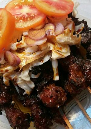 Foto resep Sate sapi bumbu kecap #kitaberbagi