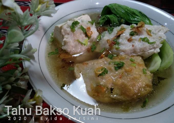 Resep Tahu Bakso Kuah Oleh Evida Kartini Cookpad