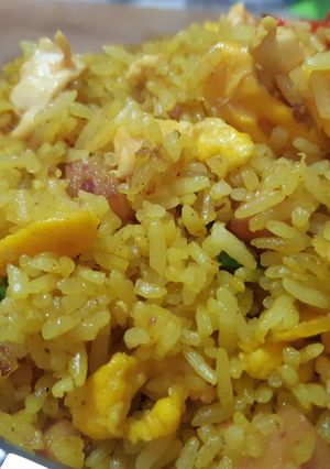 Foto resep Nasi Goreng Kunyit dengan daging maling