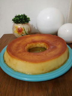 Una foto de Budín de pan, con caramelo! 🍮