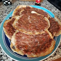 لحم بعجين. Dough meat A picture of لحم بعجين. Dough meat.