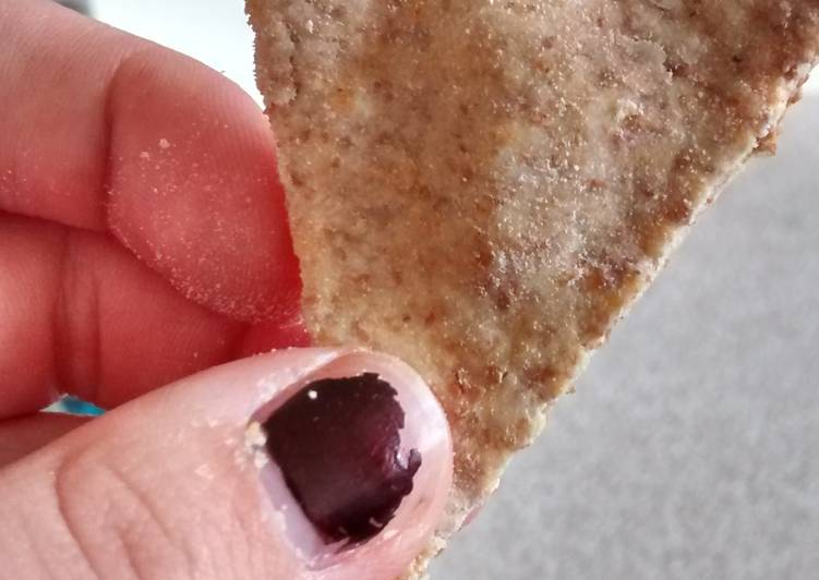 Homemade wheat crackers