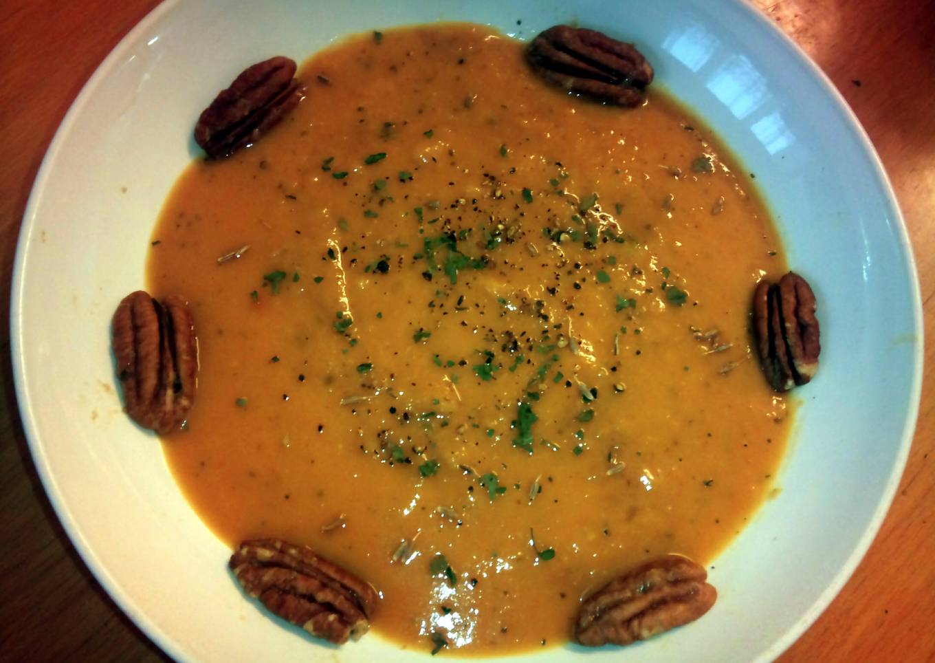 Sig's Spicy Carrot and Butter Bean Soup