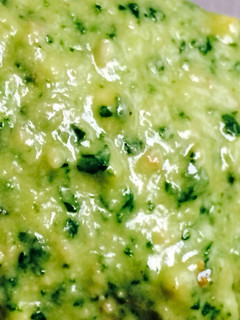 A picture of Basil Strawberry Pesto.