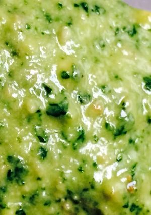 A picture of Basil Strawberry Pesto.