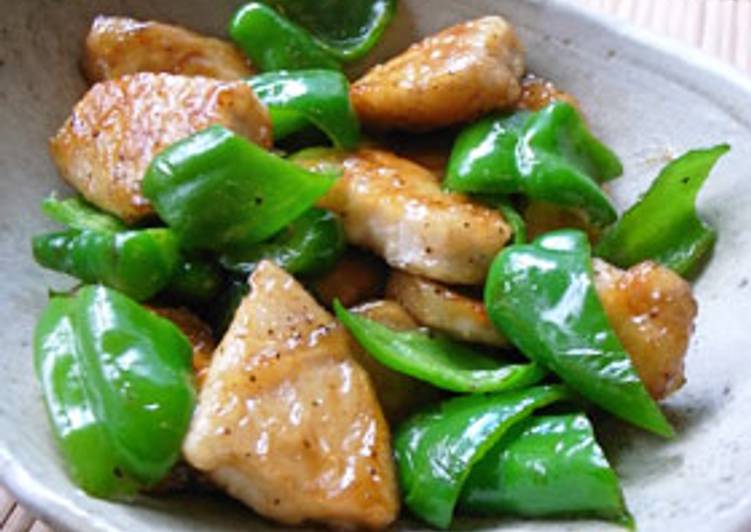 Easiest Way to Make Quick Chinese-style Pan-Fried Cheap Tuna With Green Peppers