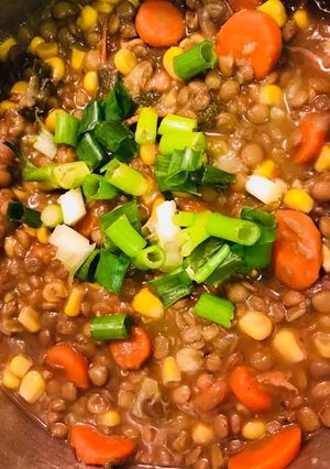 A picture of Lentils stew.