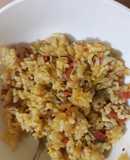 Arroz estilo risotto de atún
