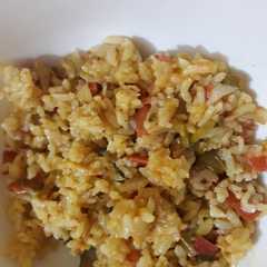 Una foto de Arroz estilo risotto de atún