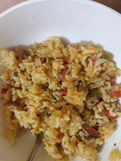 Una foto de Arroz estilo risotto de atún