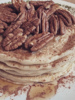 A picture of Easiest Vegan Pancakes Ever.