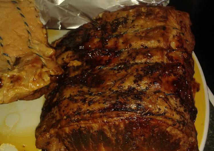 Simple Way to Prepare Roast Pork in 16 Minutes for Young Wife