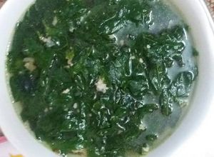 Hình của món Canh rau ngót nấu thịt băm.