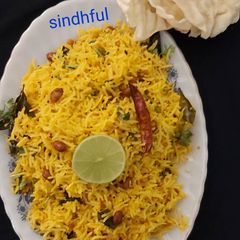 A picture of Lemon Rice.