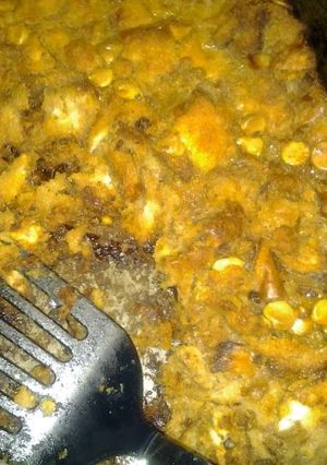 A picture of Basic Bread Pudding no fancy ingredients.