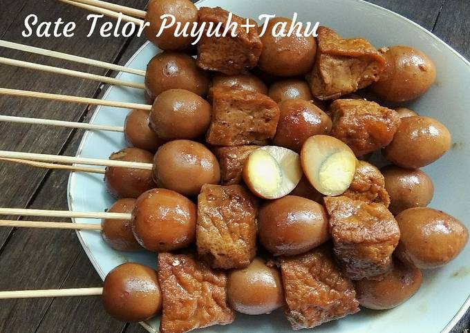 Resep: Sate Telur Puyuh + Tahu Sederhana Dan Enak