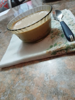Una foto de Postre de Café Estilo Cheesecake