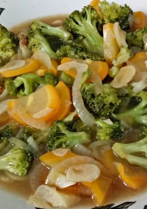 Foto resep Ca brokoli wortel