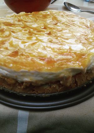 A picture of Physalis cheesecake.