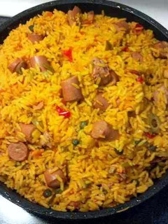 A picture of Quick Puerto Rican Rice.