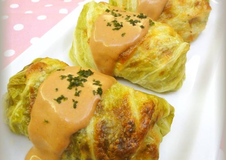 Easy Cabbage Rolls Baked with Cheese