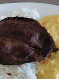 Hígado frito con puré
