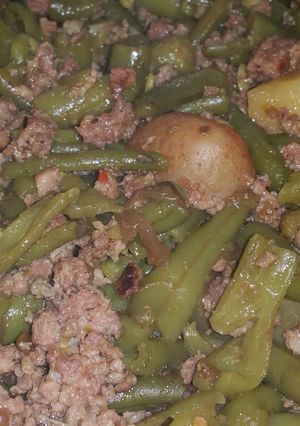 A picture of Green Bean Breakfast Sausage Potato Delight.