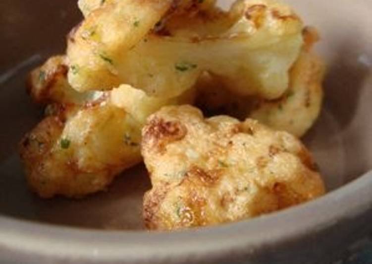 Steps to Prepare Homemade Cauliflower Fritters