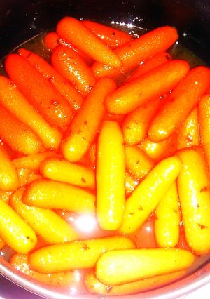 A picture of Brown Sugar Glazed Carrots.