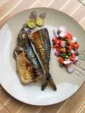 Ikan makarel bakar sambal dabu dabu