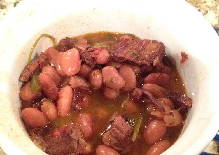 Pinto Beans with Brisket