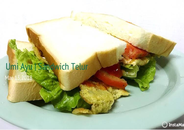 Sandwich 🥪 Telur (Cocok untuk Sarapan Sehat)