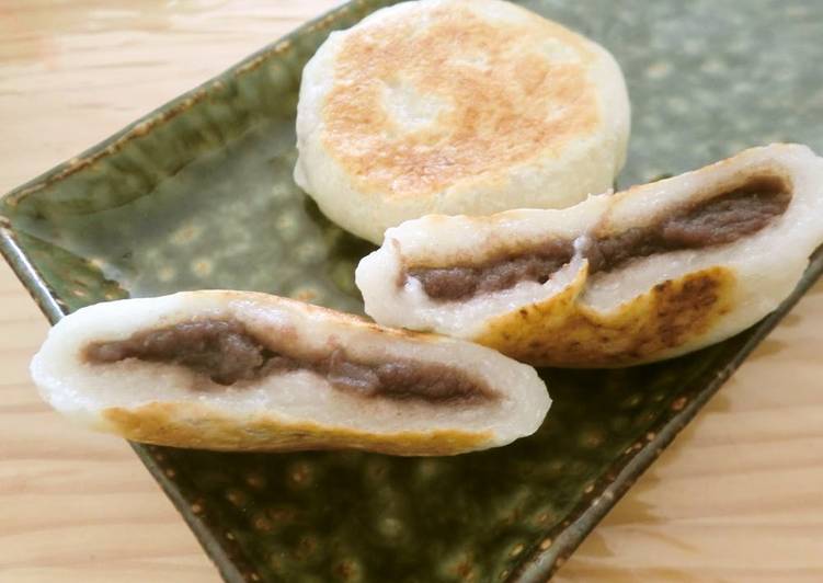 Steps to Make Homemade Daikon Radish Mochi with Brown Sugar Filling