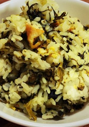 A picture of Easy Takana Fried Rice.