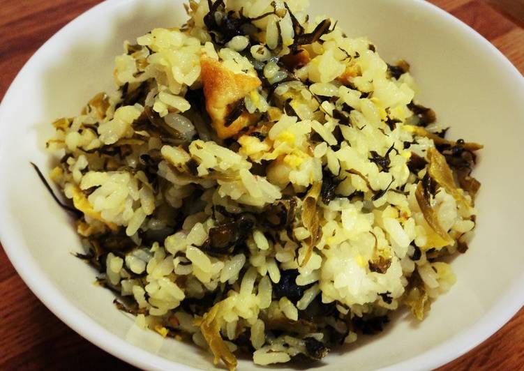 Recipe of Award-winning Easy Takana Fried Rice
