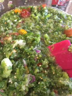 A picture of Tomatillo Salsa.