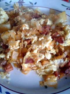 A picture of Chorizo Hash.