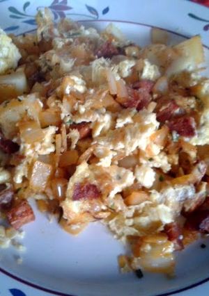 A picture of Chorizo Hash.