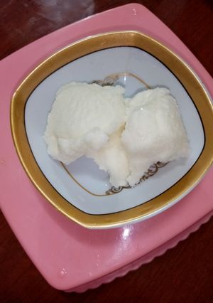 عکسی از دستور بستنی سنتی وانیلی